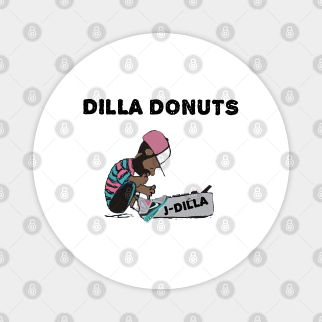 J Dilla Magnet by Lulabyan